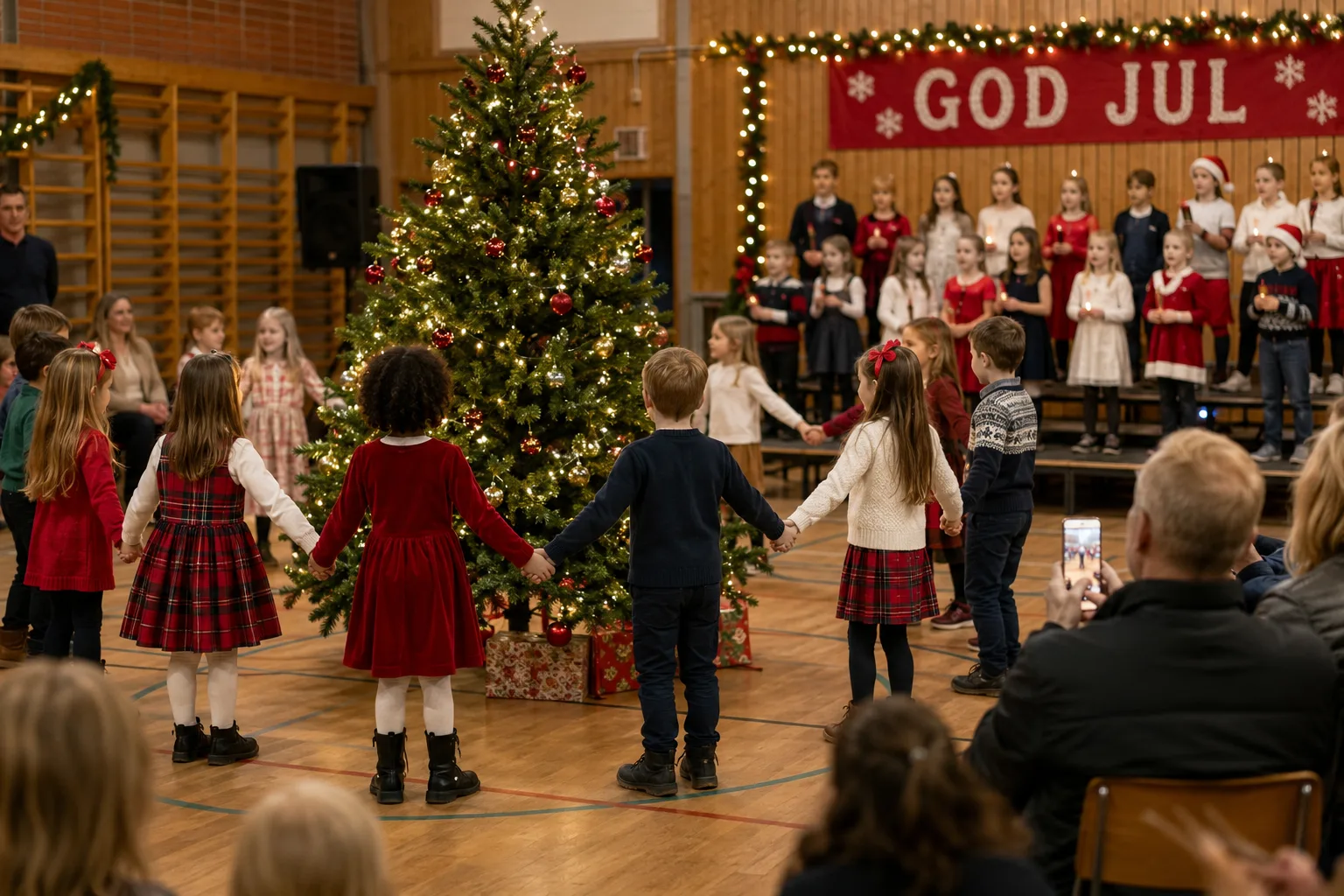 juleavslutning i skolen, skoleavslutning jul, tradisjoner i norge, førjulstid med barn, juleforberedelser i klassen