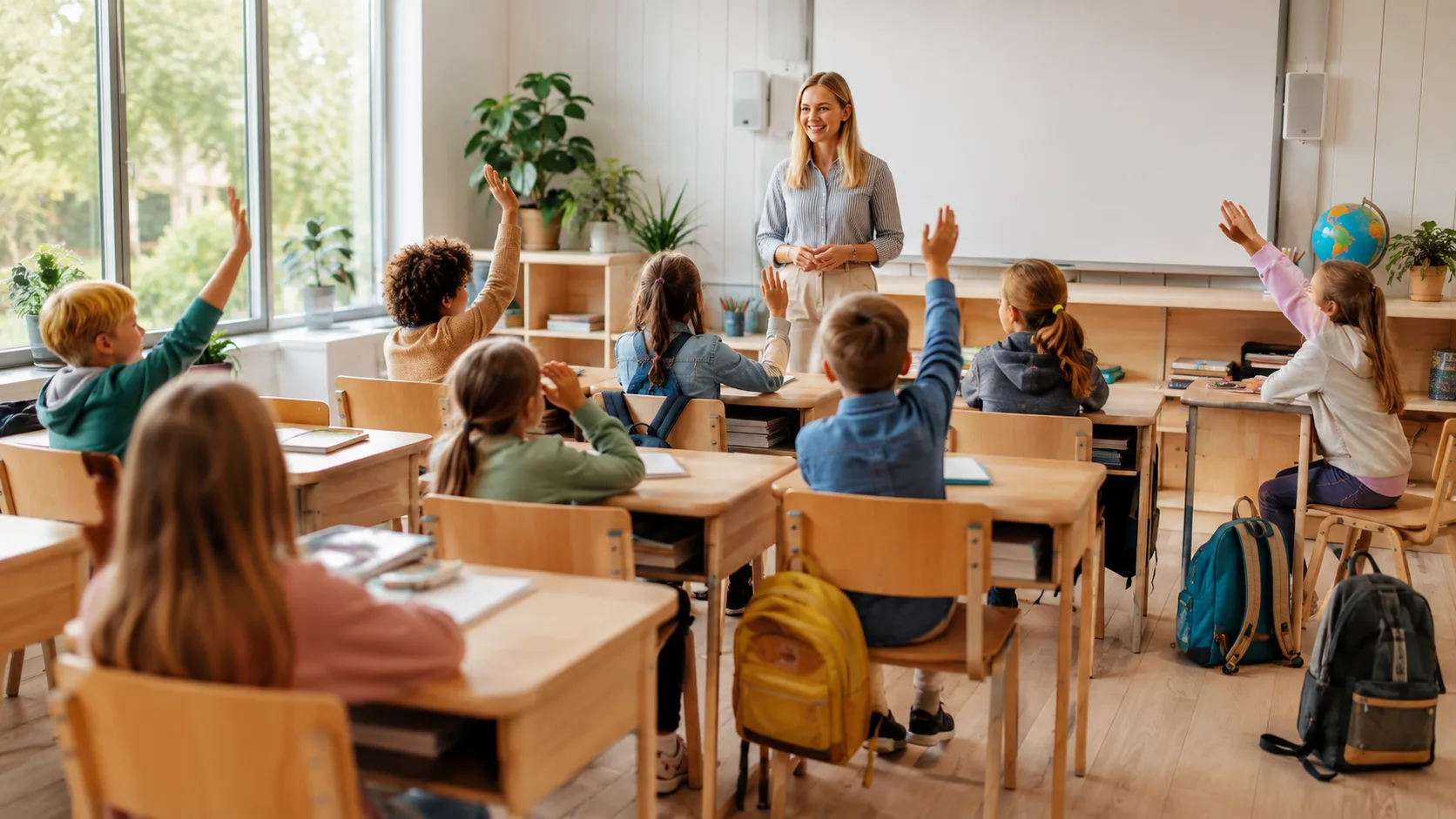 Klasseromsleker for de siste fem minuttene med fokusert elevgruppe