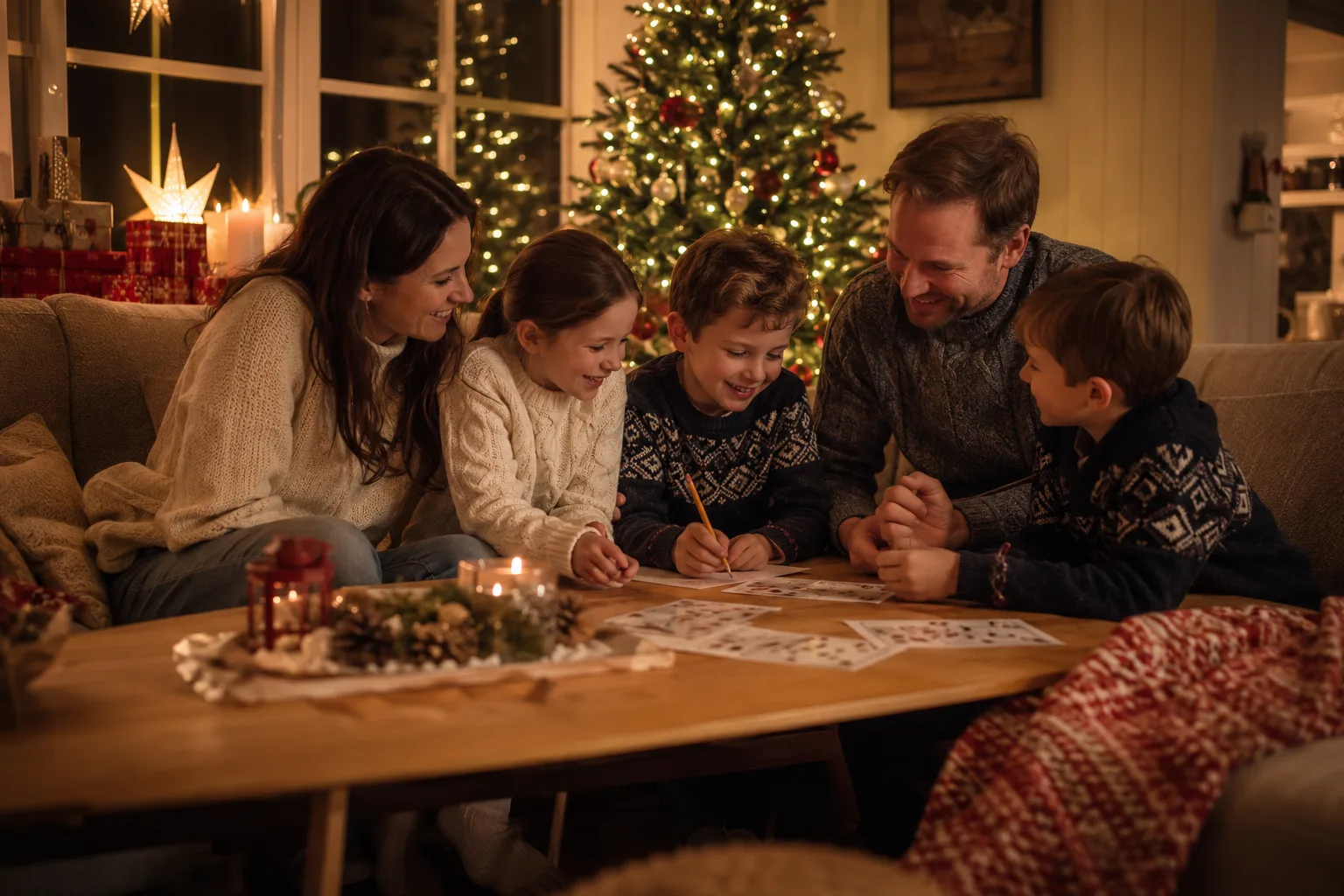 Koselig julequiz for barn og familie i Norge