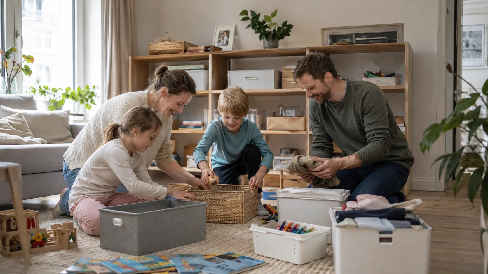 Systematiske rutiner og rydding i norske barnefamilier